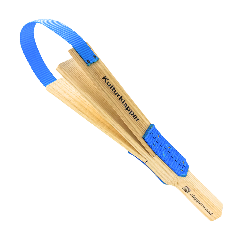 KULTURCLAPPER - CLAPPERWOOD - Klatschpappe aus Holz