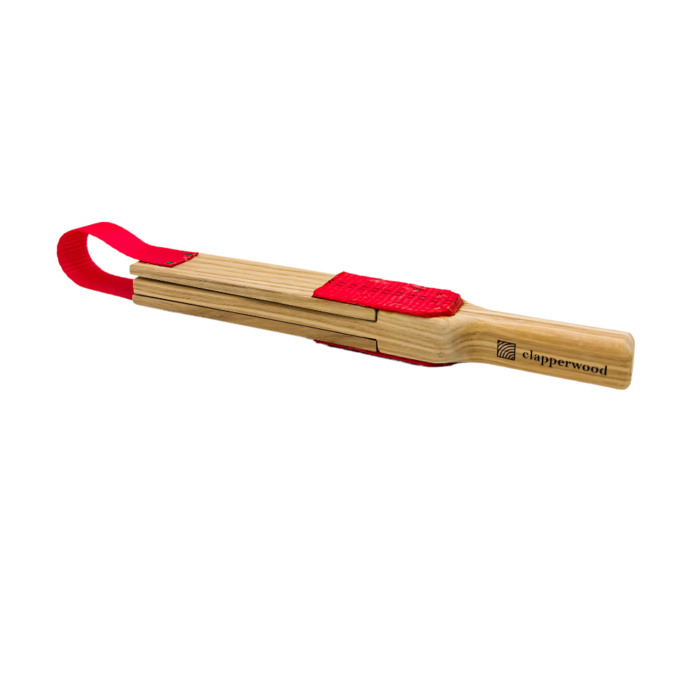 CLAPPERWOOD - Klatschpappe aus Holz - ROT