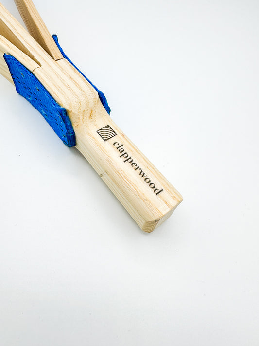 CLAPPERWOOD - Klatschpappe aus Holz - BLAU